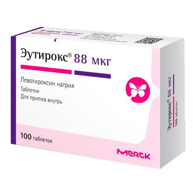 ЭУТИРОКС 88мкг N100 таб. Merck KGaA