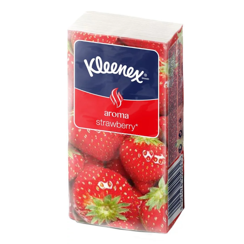 КЛИНЕКС АРОМА платки носовые Клубника N10х10 Kimberly-Clark  1/10