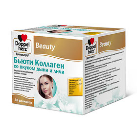 ДОППЕЛЬГЕРЦ БЬЮТИ КОЛЛАГЕН со вкусом дыни/личи 25мл N30 Queisser Pharma GmbH and Co.