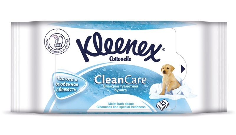 КЛИНЕКС КЛИН КЕА  бумага туалетная влажная N42 сменный блок Kimberly-Clark