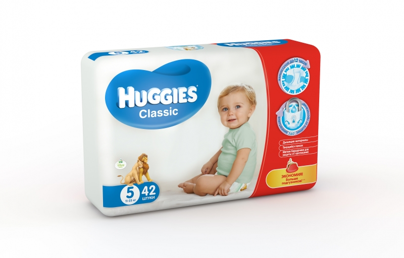ХАГГИС КЛАССИК подгузники 5 (11-25кг)  N42 Kimberly-Clark