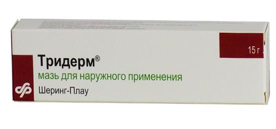 ТРИДЕРМ 15г мазь д/наружного применения Шеринг-Плау Лабо Н.В.