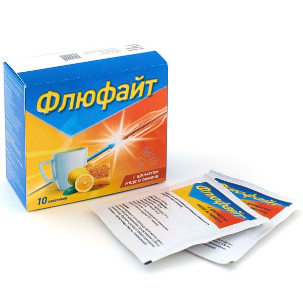 ФЛЮФАЙТ N10 порошок д/приготовления раствора для приема внутрь медово-лимонный Селебрити Биофарма Лтд.