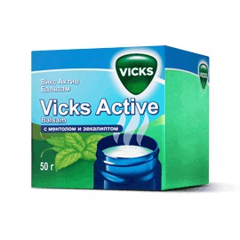 ВИКС АКТИВ БАЛЬЗАМ 50г Ментол-Эвкалипт Procter and Gamble Manufacturing GmbH