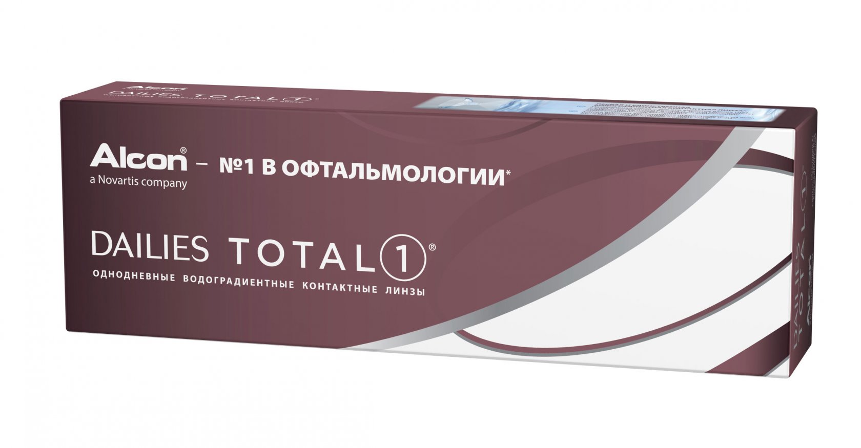 ДЕЙЛИС ТОТАЛ 1 линзы контактные мягкие -0,75 N30 Алкон