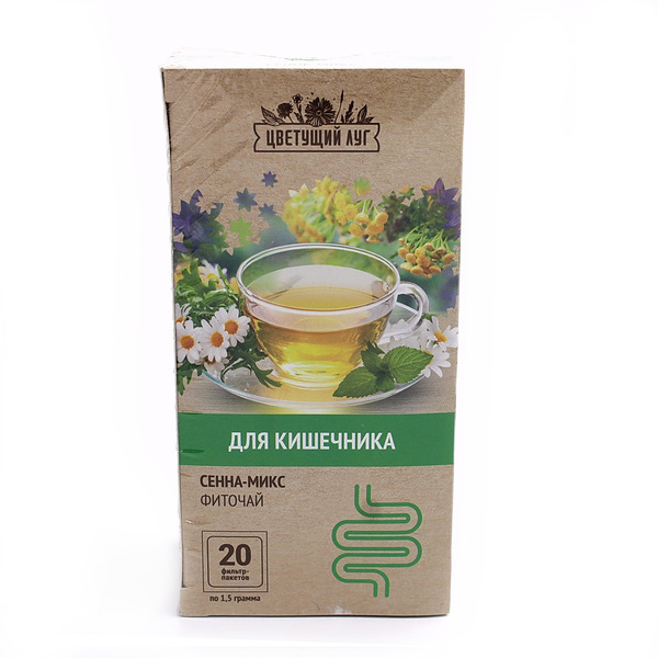ЦВЕТУЩИЙ ЛУГ ФИТАЛ 4 СЕННА-МИКС фиточай д/кишечника 1,5г N20 СОИК ООО