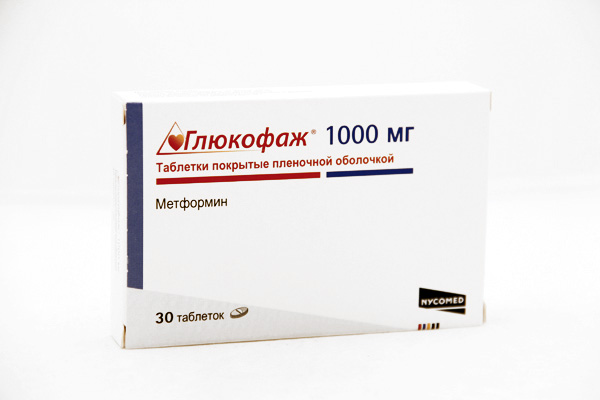 ГЛЮКОФАЖ 1000мг N30 таб. покрытые пленочной оболочкой Merck Sante C.a.C/Нанолек