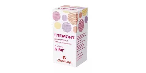 ГЛЕМОНТ 5мг N28 таб. жевательные Гленмарк Фармасьютикалз Лтд.