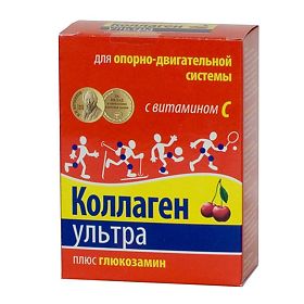 КОЛЛАГЕН УЛЬТРА ПЛЮС 8г Вишня Глюкозамин N7 пак.