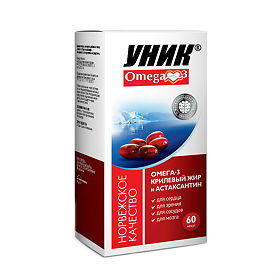 ОМЕГА-3 КРИЛЕВЫЙ ЖИР капс. N60 Bioriginal Europe/Asia B.V.