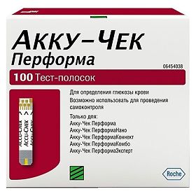 АККУ-ЧЕК ПЕРФОРМА тест-полоски N50x2 Рош Диабетс Кеа ГмбХ