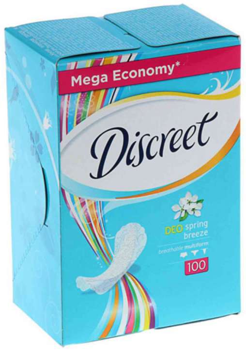 ДИСКРИТ прокладки ежедневные Весенний бриз Део Мультиформа N100 Procter and Gamble