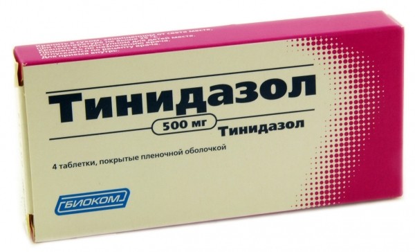 ТИНИДАЗОЛ 500мг N4 таб.