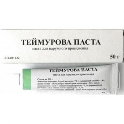 ТЕЙМУРОВА 50г паста туба Тульская ФФ