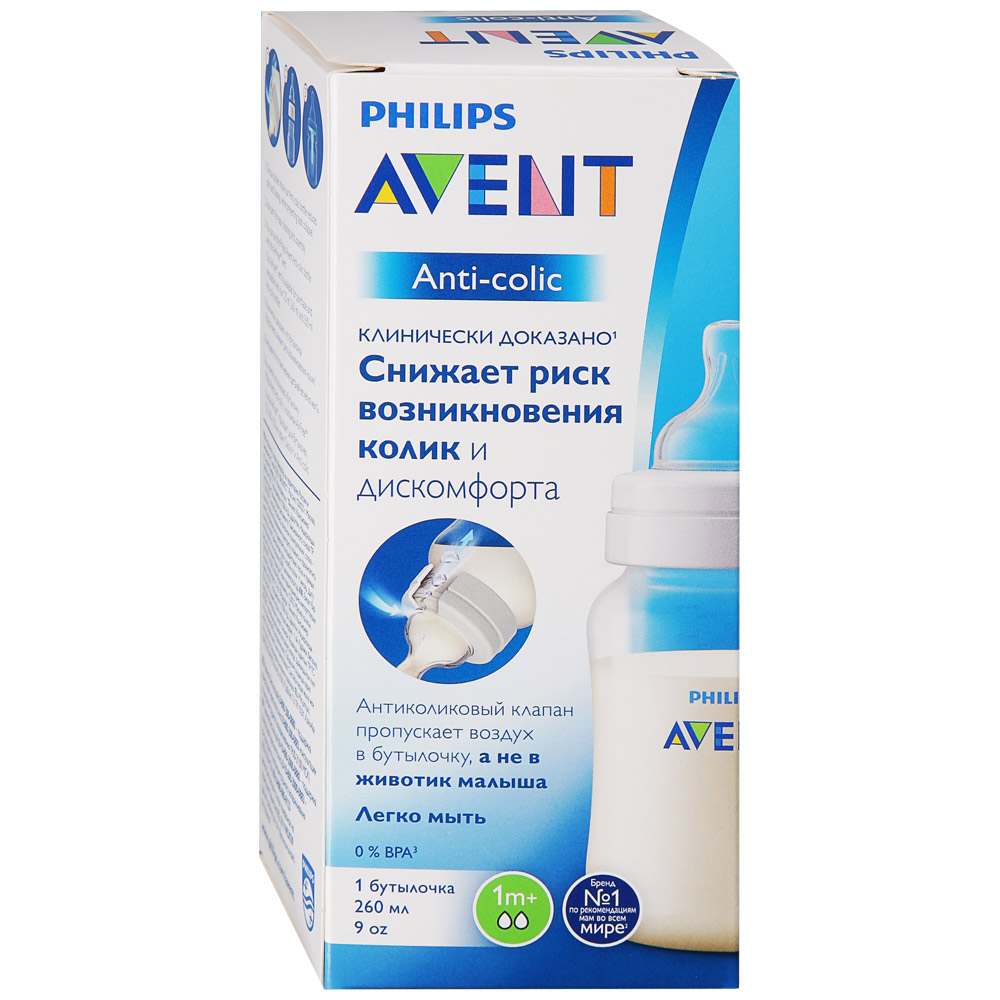 ФИЛИПС АВЕНТ (SCF813/17) анти-колик бутылочка д/кормления 260мл Philips Consumer Lifestyle Bv