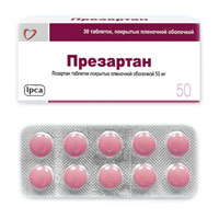 ПРЕЗАРТАН 50мг N30 таб. покрытые пленочной оболочкой Ипка