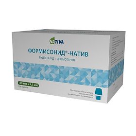 ФОРМИСОНИД 160мкг/4,5мкг N120 порошок д/ингаляций дозированный + устройство Фармстандарт ОАО