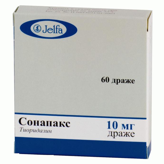 СОНАПАКС 10мг N60 таб. покрытые оболочкой Ельфа А.О. Фармзавод 