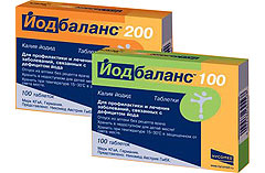 ЙОДБАЛАНС 200мкг N100 таб. Merck KGaA and Co. Werk Spittal
