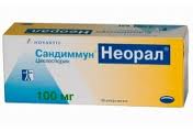 САНДИММУН НЕОРАЛ 100мг N50 капс. мягкие Каталент Германия Эбербах ГмбХ