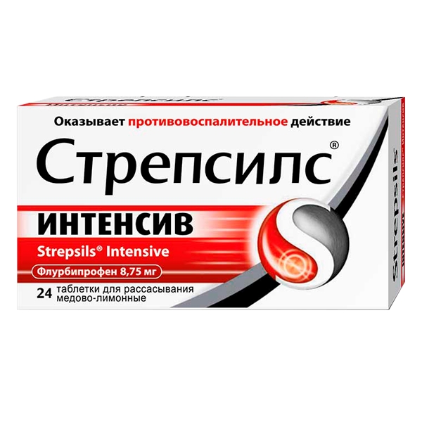 СТРЕПСИЛС ИНТЕНСИВ N24 таб. д/рассасывания Мед-Лимон Reckitt Benckiser