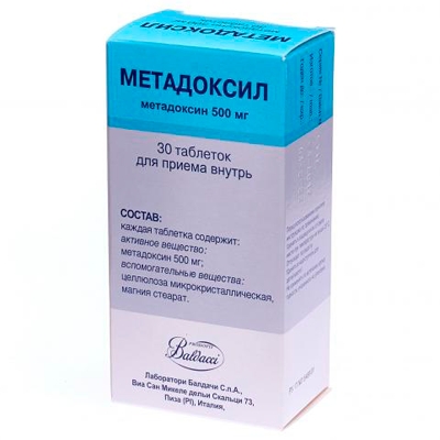 МЕТАДОКСИЛ 500мг N30 таб. Baldacci Laboratoire spa