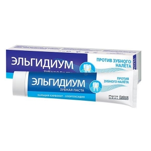 ЗУБНАЯ паста Вощеная Pierre Fabre Medicament против зубного налета Эльгидиум, 50мл