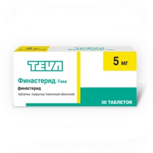 ФИНАСТЕРИД-ТЕВА 5мг N30 таб. покрытые пленочной оболочкой Teva Pharmaceutical Works Private Co.