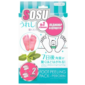 SOSU маска-носочки д/педикюра Мята 2 пары Sosu Company Limited