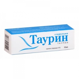 ТАУРИН 4% 10мл капли глазные Славянская аптека