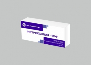 НИТРОКСОЛИН-УБФ 50мг N50 таб. покрытые оболочкой Уралбиофарм