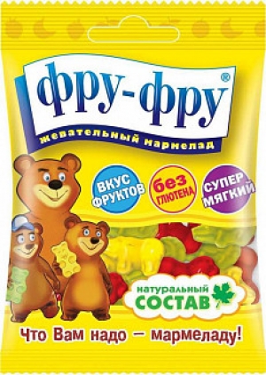 ФРУ-ФРУ мармелад жевательный Мишки/Медведики 30г Candy Plus