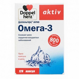 ДОППЕЛЬГЕРЦ АКТИВ ОМЕГА-3 капс. N120 Queisser Pharma GmbH and Co.