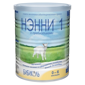 НЭННИ 1 смесь на основе козьего молока с пребиотиками (0-6 мес.) 400г Dairy Goat Co-operative