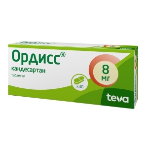 ОРДИСС 8мг N30 таб. TEVA Pharmaceutical Industries/Плива Хрватска д.о.о.