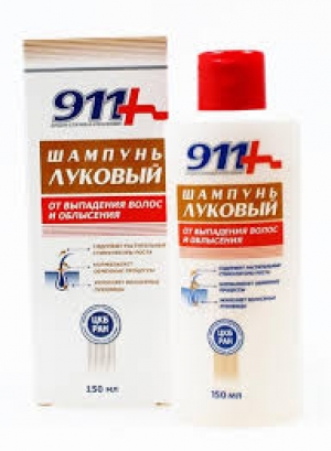 911 ЛУКОВЫЙ шампунь против выпадения волос Крапива 150мл Твинс Тэк