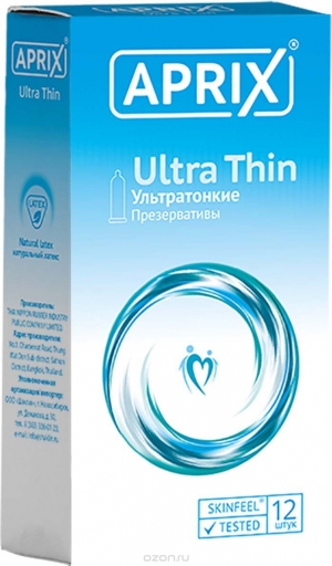 АПРИКС презервативы Ультра Тин N12 THAI NIPPON RUBBER INDUSTRY PUBLIC COMPA