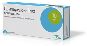 ДОМПЕРИДОН-ТЕВА 10мг N30 таб. покрытые пленочной оболочкой Teva Pharmaceutical Works Private Co.