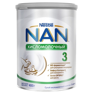НЕСТЛЕ НАН КИСЛОМОЛОЧНЫЙ 3 смесь молочная 400г Nestle