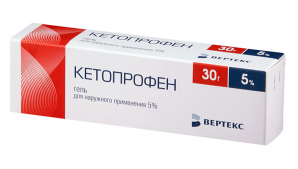 КЕТОПРОФЕН-ВЕРТЕКС 5% 30г гель д/наружного применения Вертекс АО