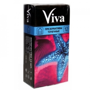 ВИВА презервативы Точечные N12 Карекс Индастриз